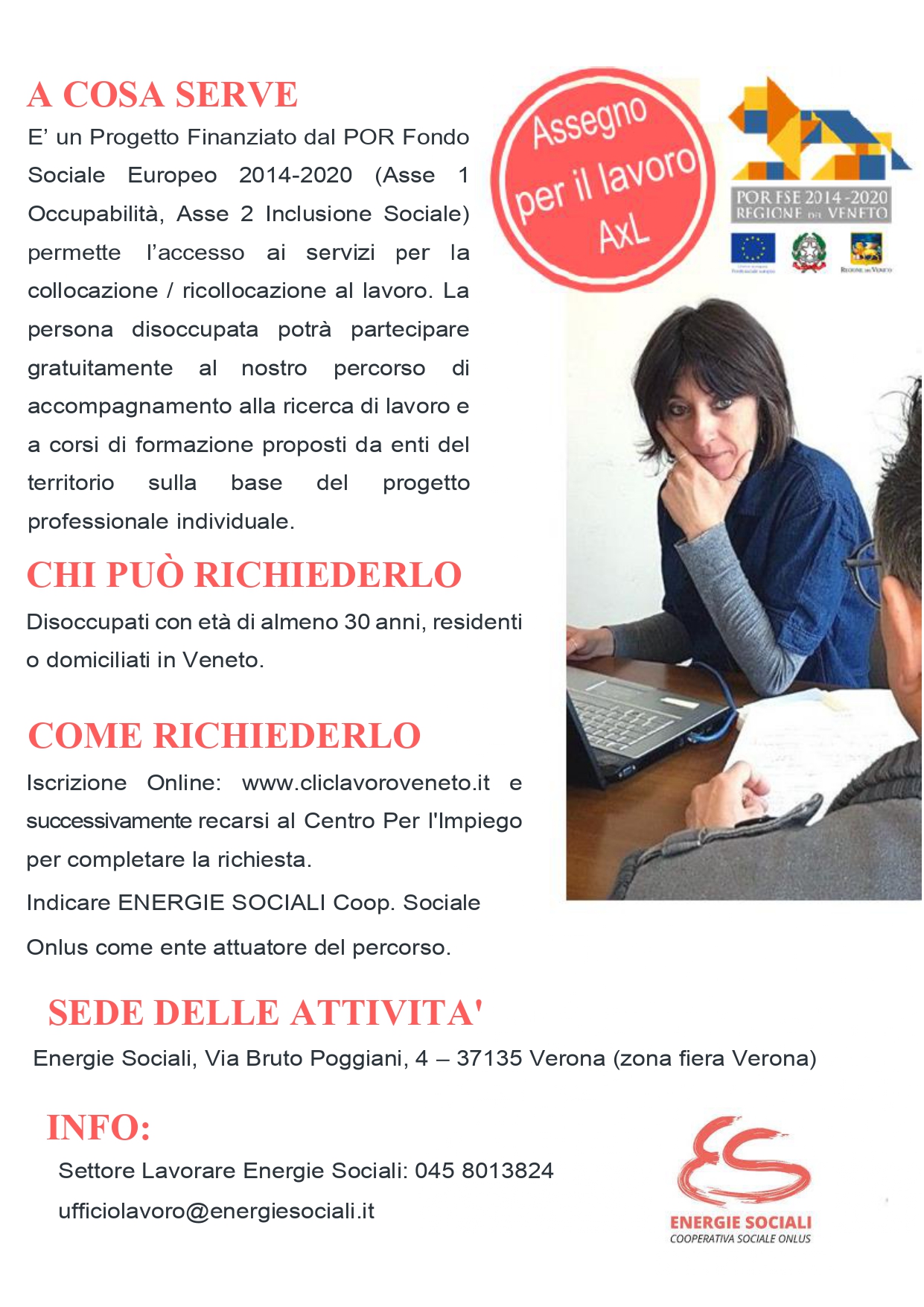 Assegno per il lavoro