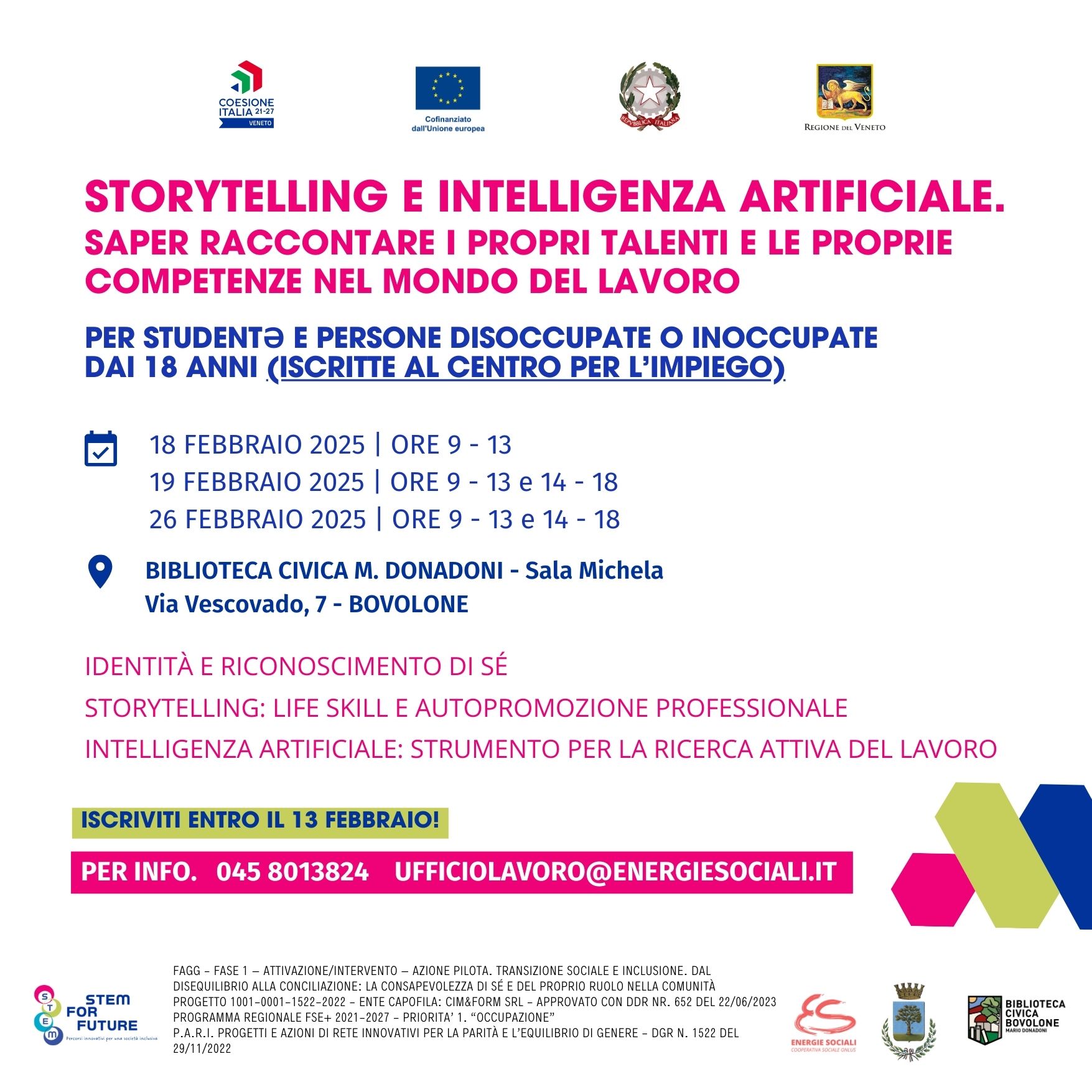 Corso Storytelling e Intelligenza Artificiale: saper raccontare i propri talenti e competenze