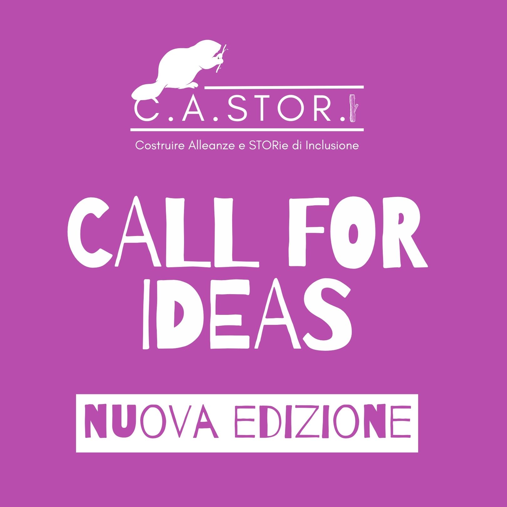 Nuova call for ideas C.A.STOR.I.