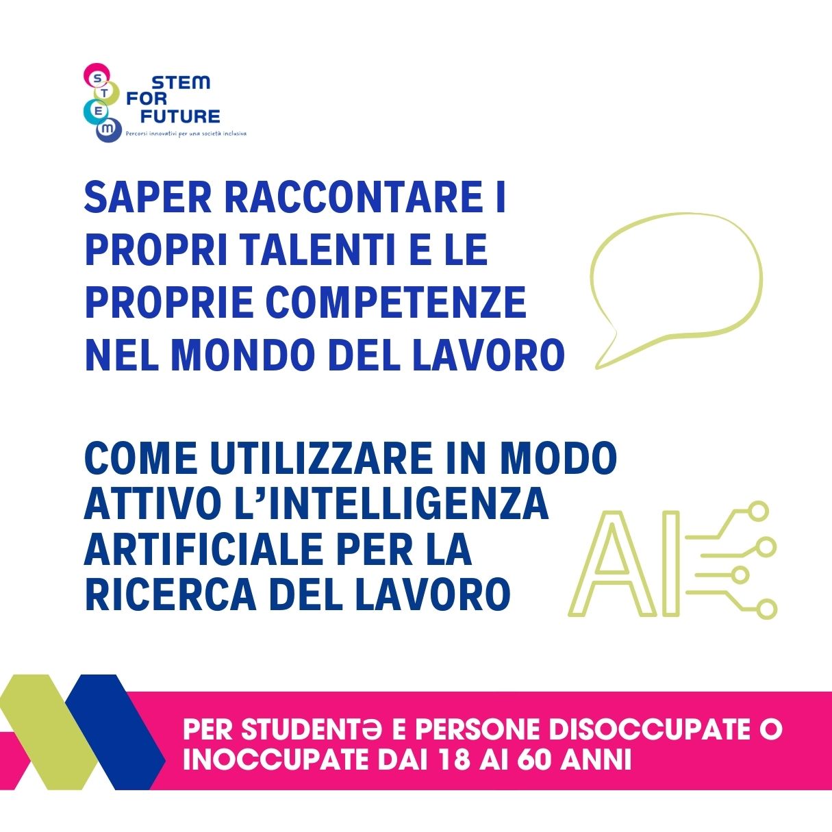 Percorsi formativi STEM FOR FUTURE