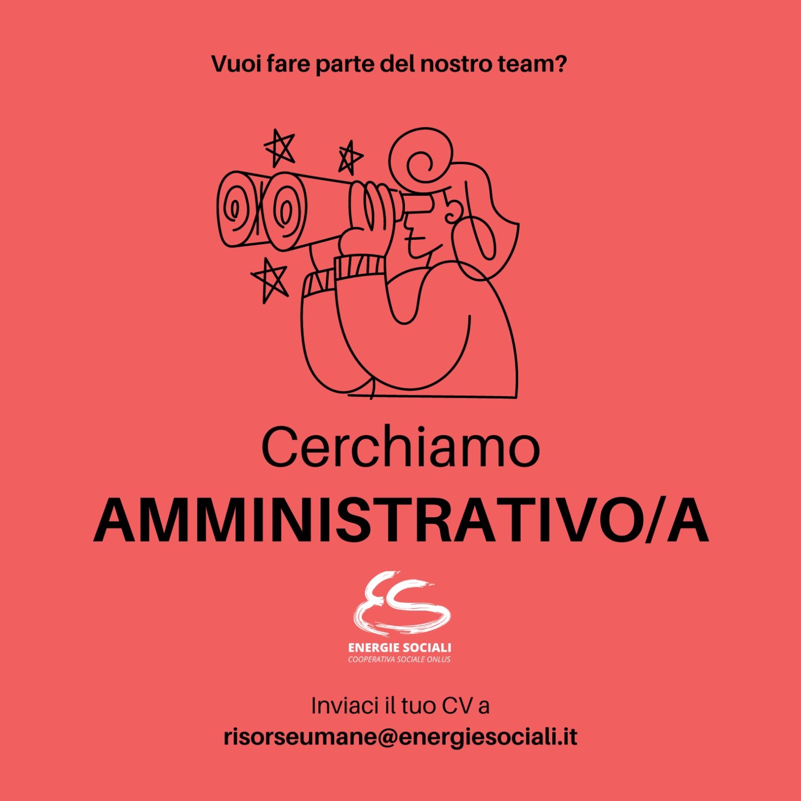 Cerchiamo AMMINISTRATIVO/A