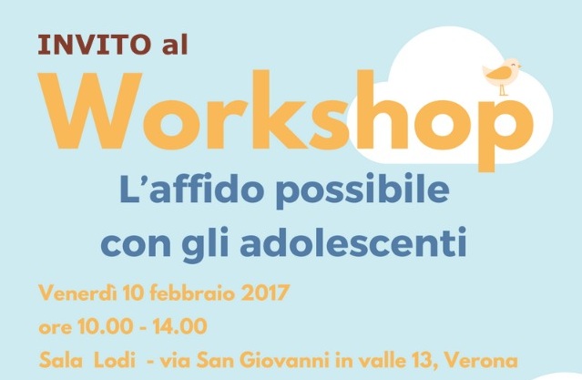 Workshop "L'affido possibile con gli adolescenti"